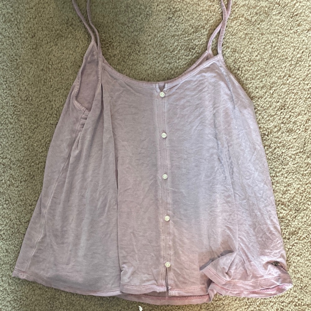 Flowy cropped tank top